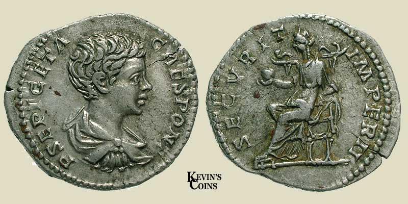 Geta Denarius RIC 20