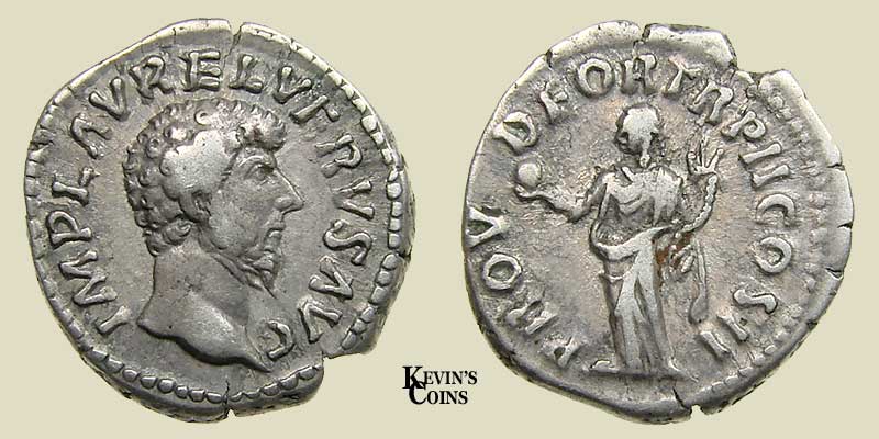 Lucius Verus Denarius RIC 482