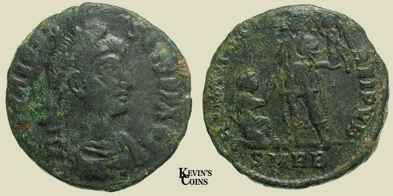 Theodosius I Maiorina RIC 43d Rome