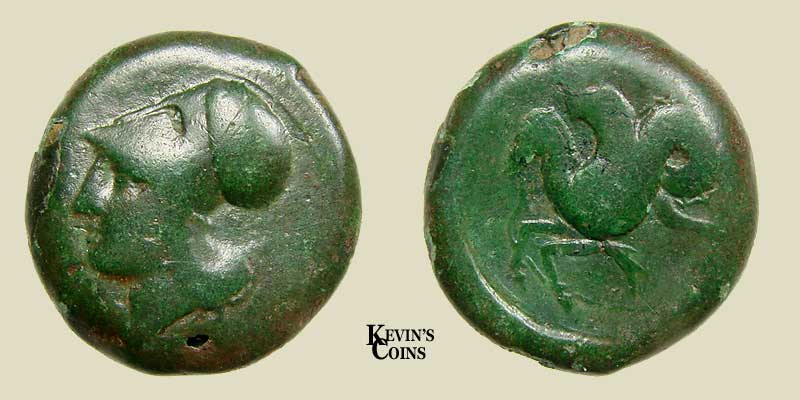 Bronze Trias  344-336 B.C. Syracuse, Sicily