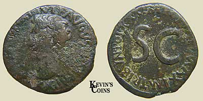 Bronze AS struck AD 11-14, Rome
