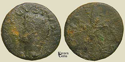 Bronze AS struck under Tiberius AD 14-37