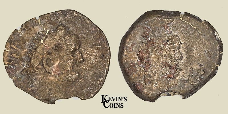 Vespasian Bronze Diobol Alexandria, Egypt AD 72-73