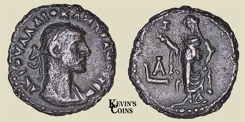 Diocletian Billon Tetradrachm Alexandria, Egypt AD 294-295