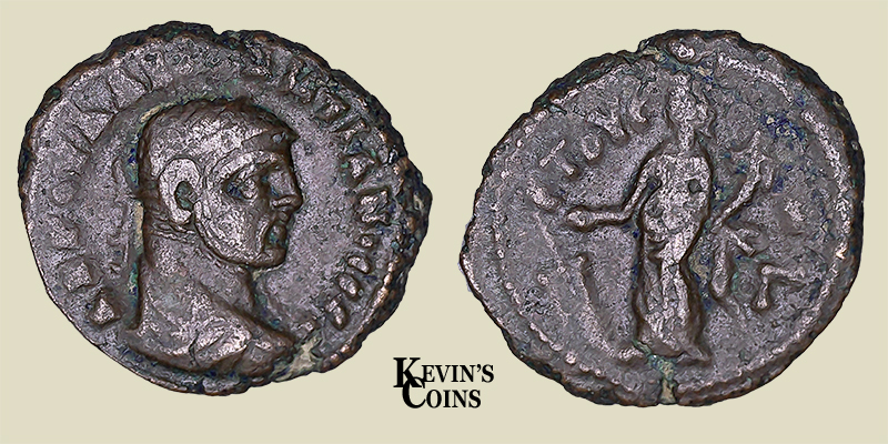 Diocletian Billon Tetradrachm Alexandria, Egypt AD 286-287