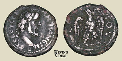 Antoninus Pius Billon Tetradrachm Alexandria Egypt AD 131-132