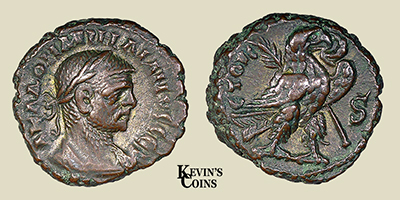 Aurelian Billon Tetradrachm Alexandria, Egypt AD 274-275 