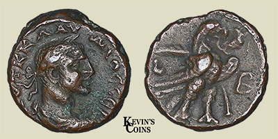 Claudius II Billon Tetradrachm Alexandria Egypt AD 268-269