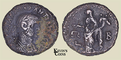 Diocletian Billon Tetradrachm Alexandria, Egypt AD 285-286