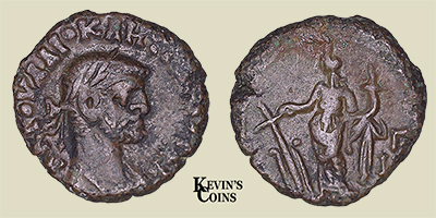 Diocletian Billon Tetradrachm Alexandria, Egypt AD 286-287