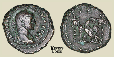 Numerian Billon Tetradrachm Alexandria, Egypt AD 284