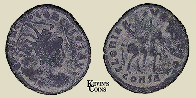 Honorius Centenionalis RIC 89c Constantinople