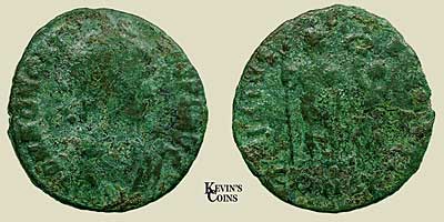 Honorius Centenionalis RIC 61 Constantinople