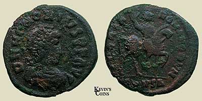Honorius Centenionalis RIC 89c Constantinople