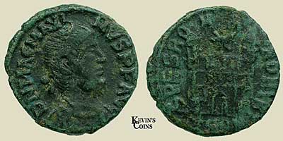 Magnus Maximus Half Centenionalis RIC 29 Arelate