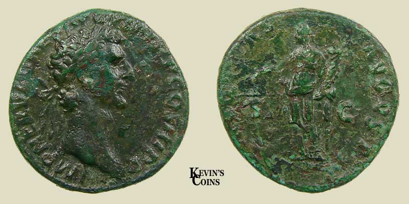 Copper As Struck AD 97 Rome RIC 77