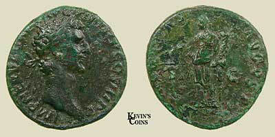 Copper As Struck AD 97 Rome RIC 77