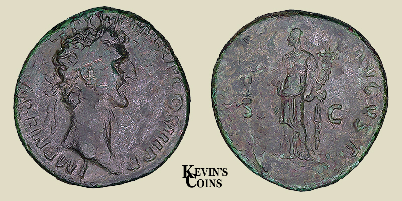 Copper As Struck AD 97 Rome RIC 77