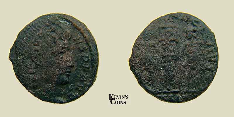 Constans Reduced Centenionalis RIC 78 Siscia