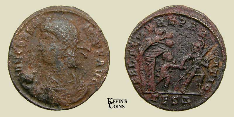 Constans AE Light Maiorina RIC 118 Thessalonica