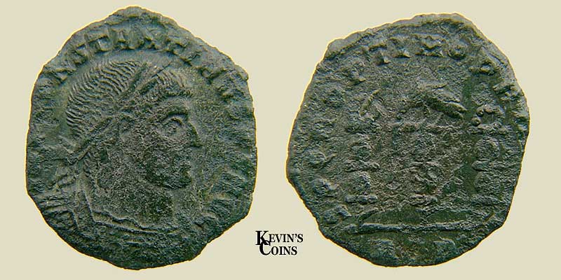 Constantine I AE Half Follis RIC 349 Rome