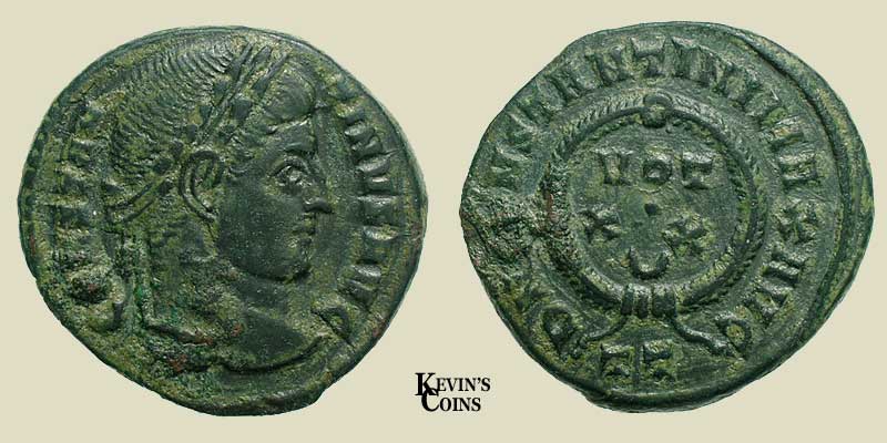 Constantine I Centenionalus RIC 167 Ticinum