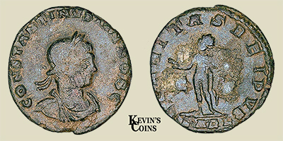 Constantine II Reduced Follis RIC 140 Arelate
