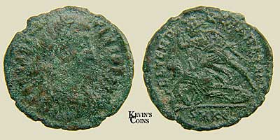 Constantius II Bronze Reduced Maiorina RIC 110 Cyzicus (2)