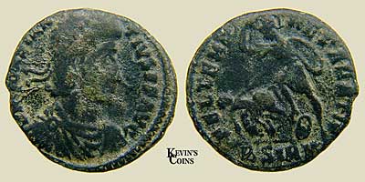 Constantius II Bronze Reduced Maiorina RIC 48 Sirmium