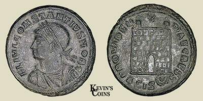 Constantius II Billon Reduced Centenionalis RIC 194 Sicia