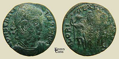 Constantius II Billon Reduced Centenionalis RIC 56 Thessalonica