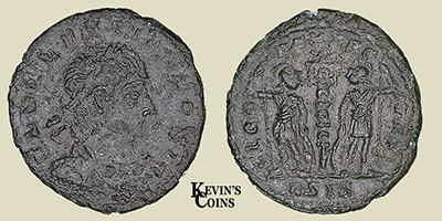 Delmatius Billon Reduced Centenionalis RIC 256 Siscia
