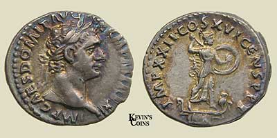 Silver Denarius as Augustus, Rome RIC 172