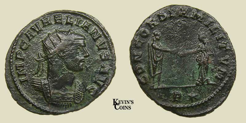 Antoninianus of Aurelian RIC 59
