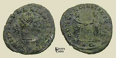 Antoninianus of Aurelian RIC 216