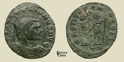 Antoninianus of Aurelian RIC 349