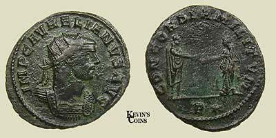 Antoninianus of Aurelian RIC 59