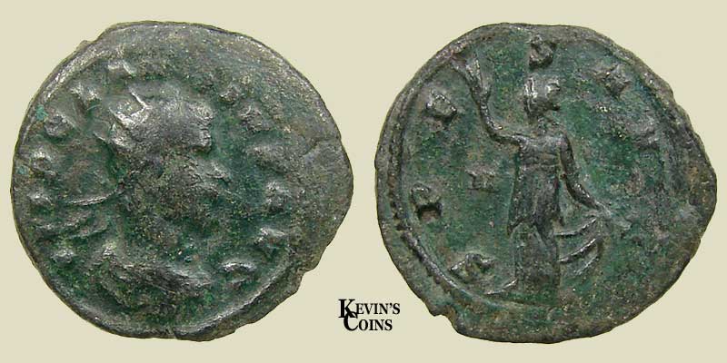 Antoninianus of Claudius Gothicus RIC 191