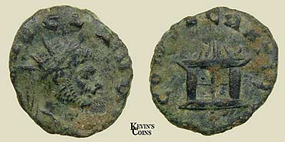 Antoninianus of Claudius Gothicus RIC 256