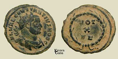 Post Reform Radiate of Constantius I Chlorus RIC 35a