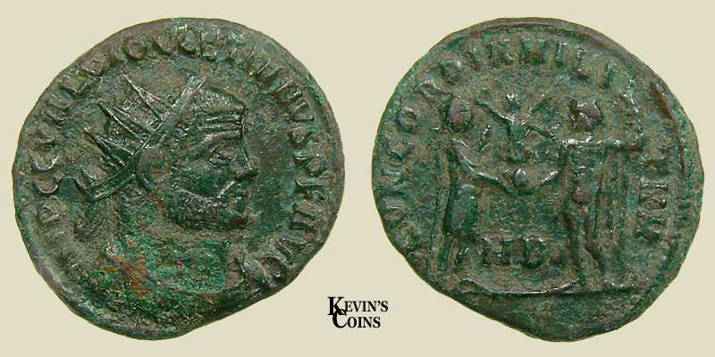 Antoninianus of Diocletian RIC 13
