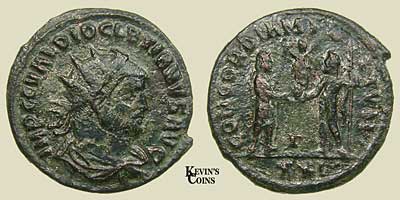 Antoninianus of Diocletian RIC 306