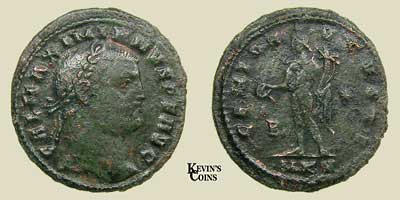 AE Follis of Galerius RIC 53
