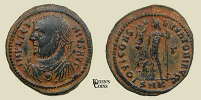 AE Follis of Licinius I RIC 9 Cyzicus