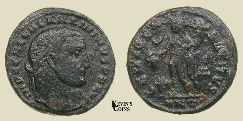 AE Follis of Maximinus II Daia RIC 147c