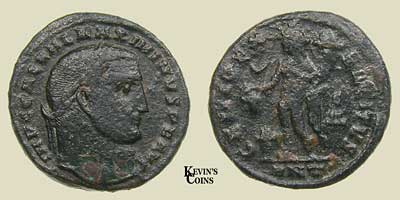 AE Follis of Maximinus II Daia RIC 147c