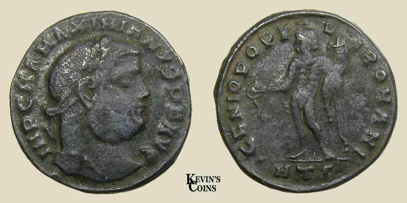 AE Follis of Maximianus RIC 19b