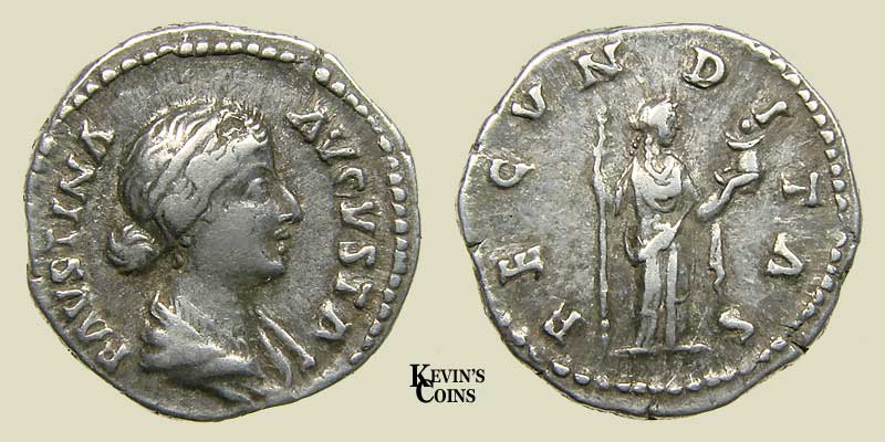 Faustina Jr. Denarius RIC 677